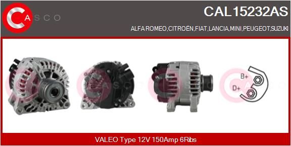 CAL15232AS CASCO Генератор