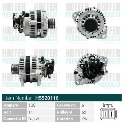 H5520116 HOFFER Генератор