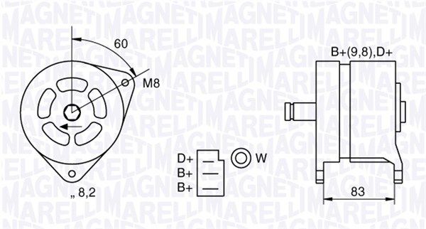 063324264010 MAGNETI MARELLI Генератор