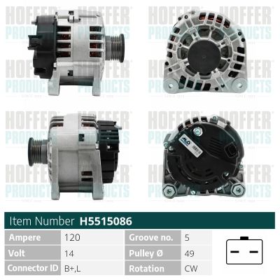 H5515086 HOFFER Генератор