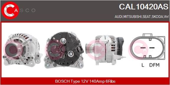 CAL10420AS CASCO Генератор