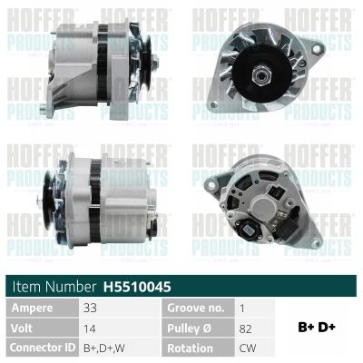 H5510045 HOFFER Генератор