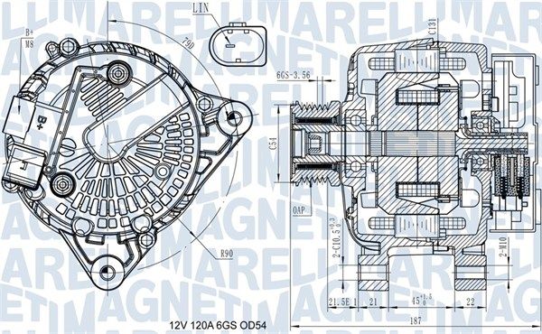 063731545910 MAGNETI MARELLI Генератор