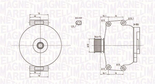 063731908010 MAGNETI MARELLI Генератор