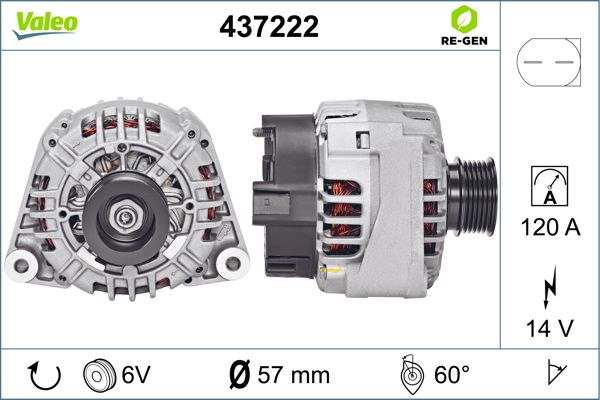437222 VALEO Генератор