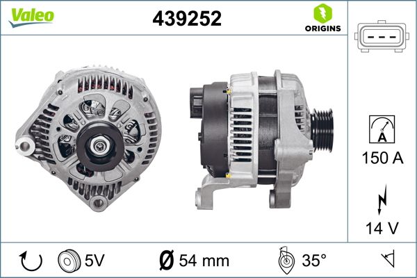 439252 VALEO Генератор