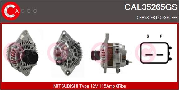CAL35265GS CASCO Генератор