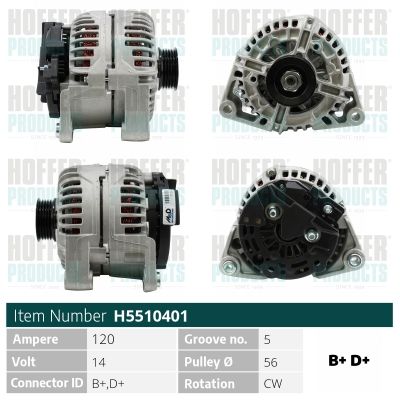 H5510401 HOFFER Генератор
