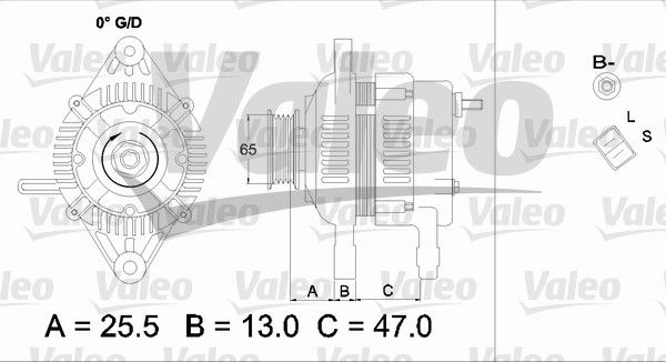 437333 VALEO Генератор