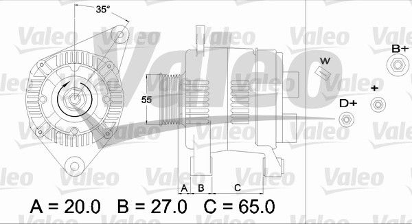 436465 VALEO Генератор