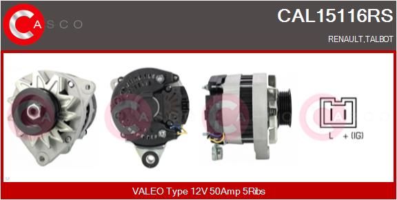 CAL15116RS CASCO Генератор