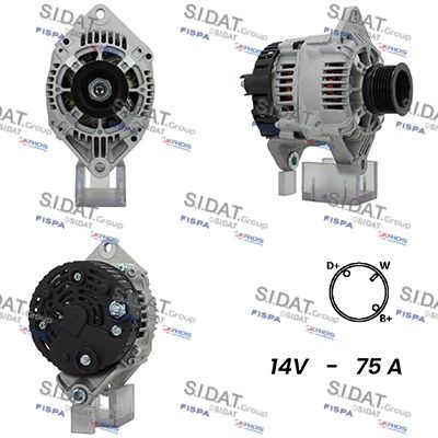 A12VA1022A2 SIDAT Генератор
