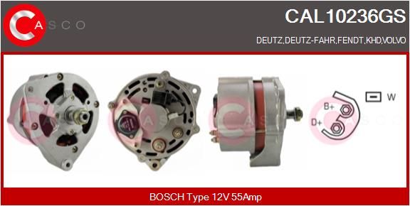 CAL10236GS CASCO Генератор