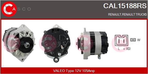 CAL15188RS CASCO Генератор