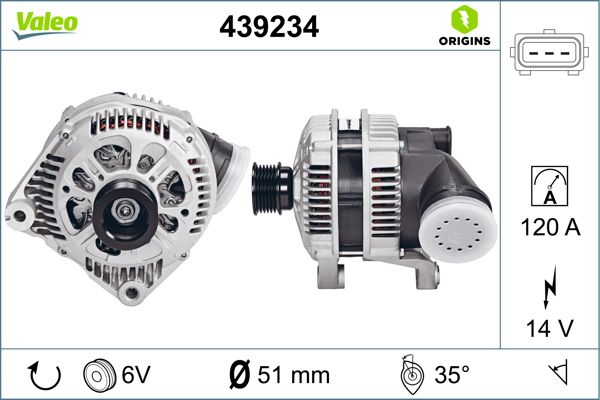 439234 VALEO Генератор