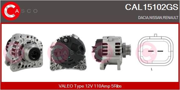 CAL15102GS CASCO Генератор