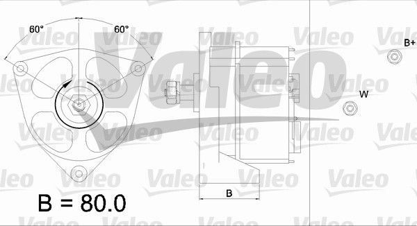 436578 VALEO Генератор