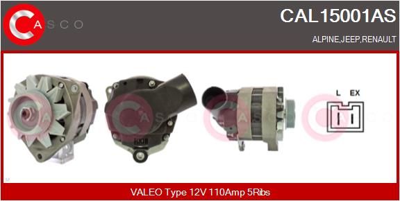 CAL15001AS CASCO Генератор
