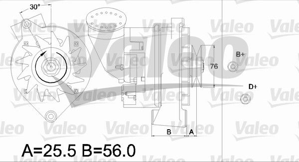 436480 VALEO Генератор