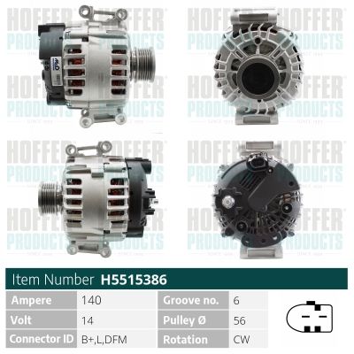 H5515386 HOFFER Генератор