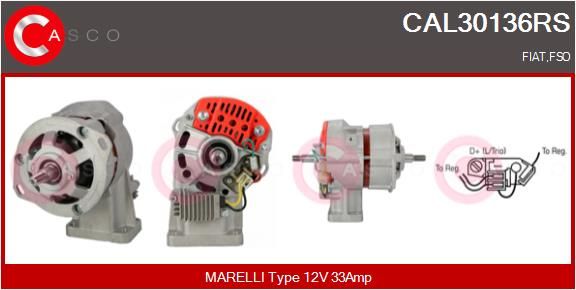 CAL30136RS CASCO Генератор