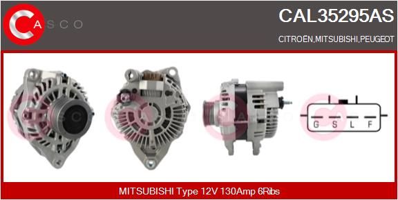 CAL35295AS CASCO Генератор