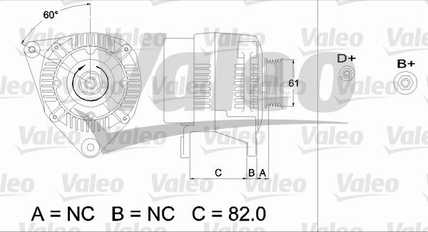 437495 VALEO Генератор