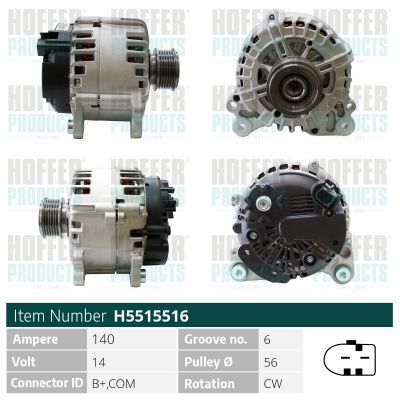 H5515516 HOFFER Генератор