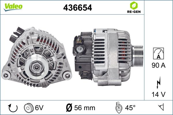 436654 VALEO Генератор