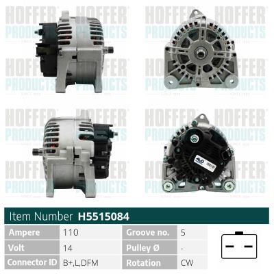 H5515084 HOFFER Генератор