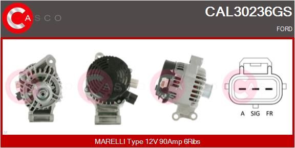 CAL30236GS CASCO Генератор