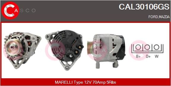 CAL30106GS CASCO Генератор