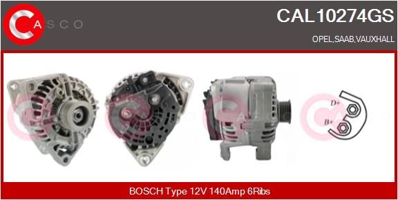 CAL10274GS CASCO Генератор