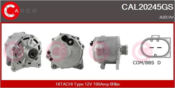 CAL20245GS CASCO Генератор