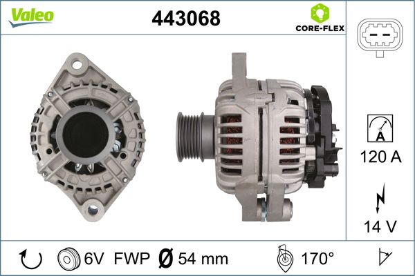 443068 VALEO Генератор