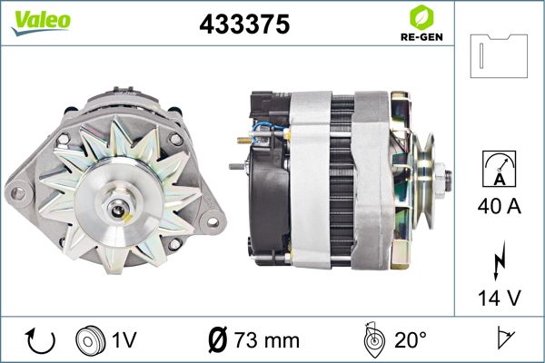 433375 VALEO Генератор
