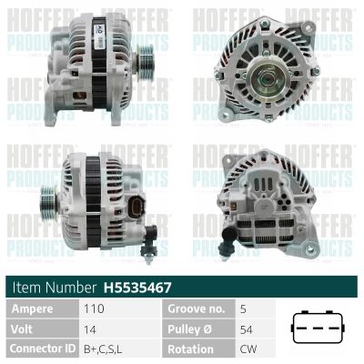 H5535467 HOFFER Генератор