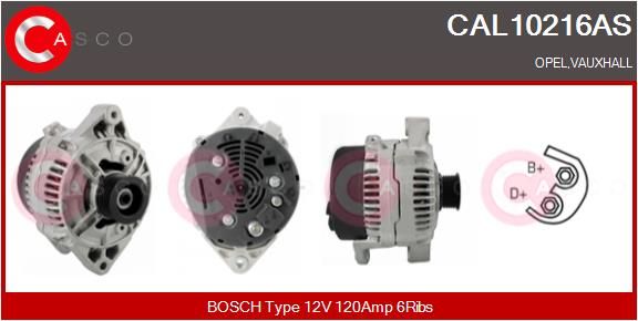 CAL10216AS CASCO Генератор