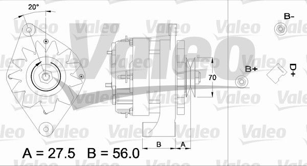 436161 VALEO Генератор