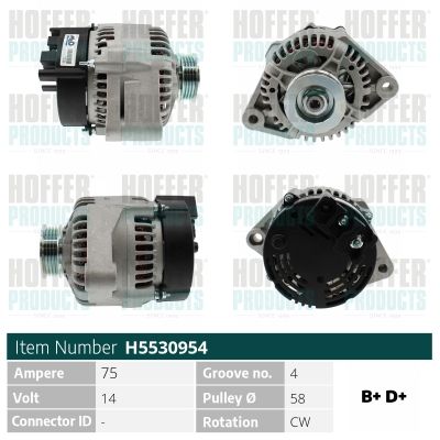H5530954 HOFFER Генератор