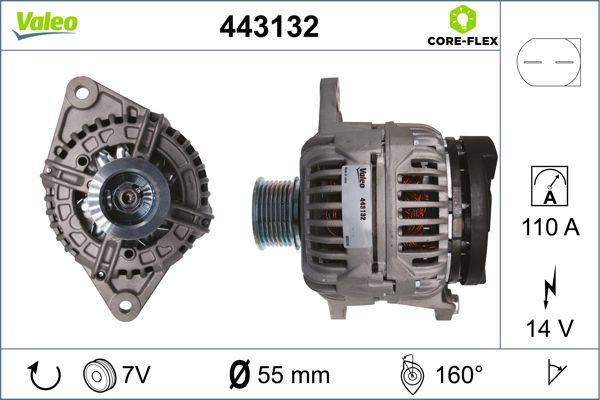 443132 VALEO Генератор