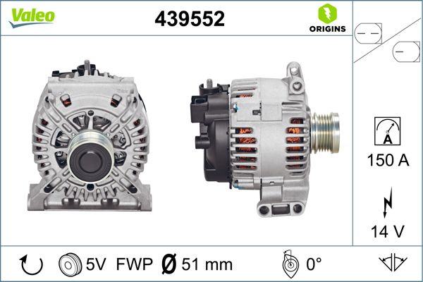 439552 VALEO Генератор