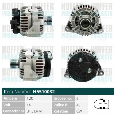 H5510032 HOFFER Генератор