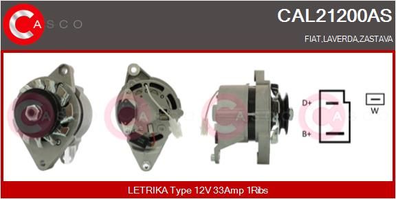 CAL21200AS CASCO Генератор