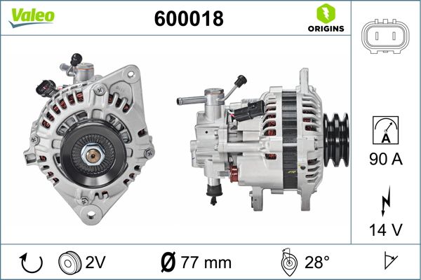 600018 VALEO Генератор