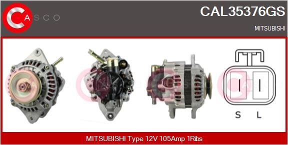CAL35376GS CASCO Генератор