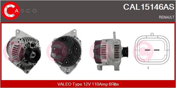 CAL15146AS CASCO Генератор