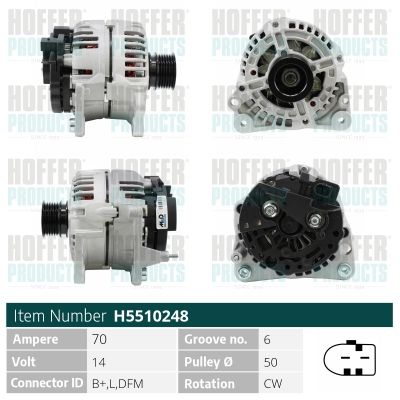 H5510248 HOFFER Генератор