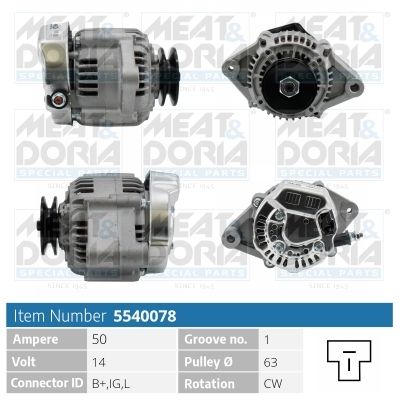 5540078 MEAT & DORIA Генератор