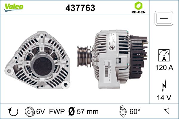 437763 VALEO Генератор
